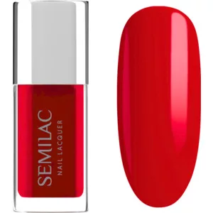 Semilac, klasyczny lakier do paznokci, 120 Neon Red, 9ml