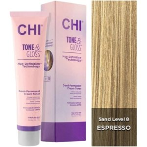 CHI Tone & Gloss, toner do włosów, Espresso, 85g