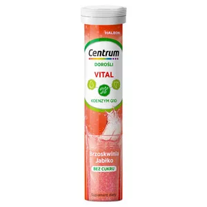 Centrum Vital Dorośli suplement diety brzoskwiniowo-jabłkowy 20 tabletek musujących