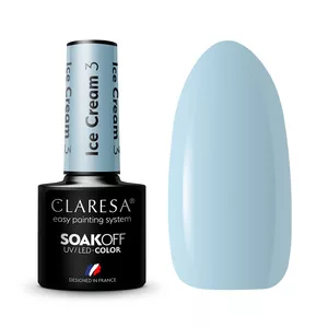 Claresa, Lakier hybrydowy, ICE CREAM 3, 5g