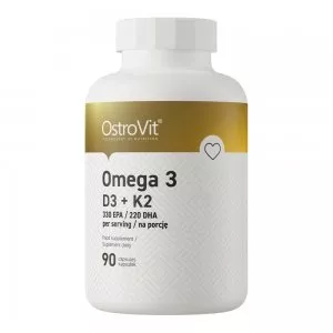 OstroVit Omega 3 D3 + K2 suplement diety 90 kapsułek