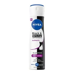 Nivea Black& White Invisible Authentic antyperspirant spray 150ml (W)