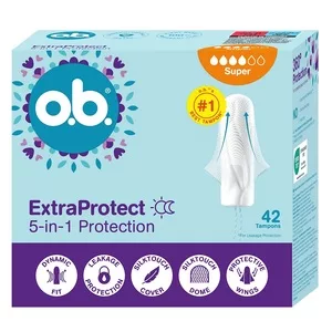 O.B. ExtraProtect Super tampony higieniczne 42 sztuki