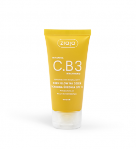 Ziaja Witamina C.B3 Niacynamid Naturalnie Nawilżamy, krem glow na dzień SPF15, 50ml