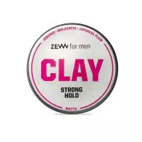ZEW for Men, glinka do włosów, mocny chwyt i matowe wykończenie, śliwka japońska, 100ml