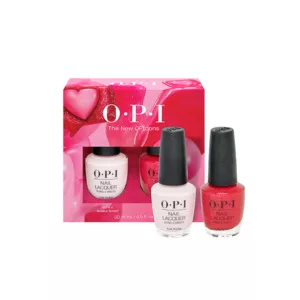 OPI Nail Lacquer OPIcons, zestaw klasycznych lakierów do paznokci, bun & apl, 2x15ml