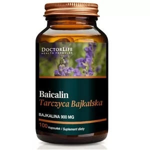 Doctor Life Baicalin tarczyca bajkalska 500mg suplement diety 100 kapsułek