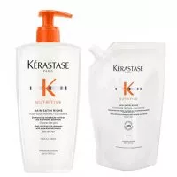 Kerastase Nutritive Riche, zestaw kąpiel wzbogacona, 500ml + refill 500ml