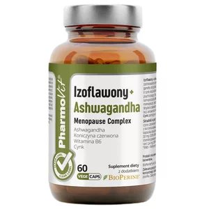 Pharmovit Izoflawony + Ashwagandha Menopause Complex suplement diety 60 kapsułek