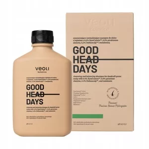 Veoli Botanica Good Head Days, oczyszczająco-normalizujący szampon do skóry z łupieżem, 300ml