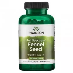 Swanson FS Fennel Seed 480mg 100 kaps