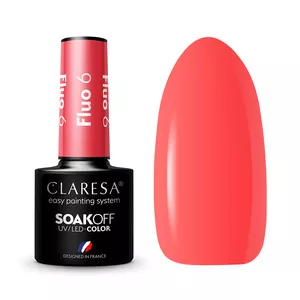 Claresa, Lakier hybrydowy, FLUO 6, 5g