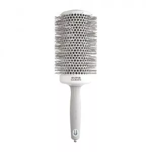 Olivia Garden Expert Blowout Speed Wavy Bristles, szczotka do suszenia włosów, White&Grey 65mm