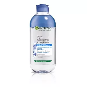 Garnier Skin Naturals Płyn Micelarny z olejkiem i ekstraktem z bławatka, dwufazowy 400ml