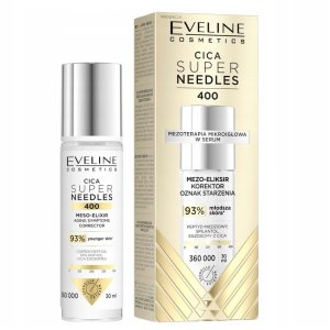 Eveline Cosmetics Cica Super Needles 400 mezo-eliksir korektor oznak starzenia 30ml