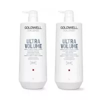Goldwell Dualsenses Ultra Volume, zestaw XL zwiększający objętość, szampon + odżywka, 2x1000ml
