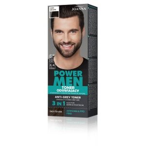 Joanna Power men, toner odsiwiający, 02 Dark brown, 80g