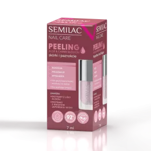 Semilac Aloe&Cherry Blossom, peeling do skórek i paznokci, 7ml