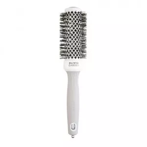 Olivia Garden Expert Blowout Shine, szczotka do modelowania i suszenia włosów, White&Grey 35mm