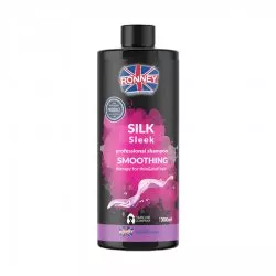 Ronney Professional Shampoo Smoothing Silk Sleek, Szampon wygładzający do włosów cienkich i matowych 1000ml