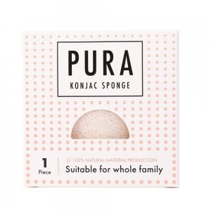Sister Young Pura Konjac Sponge gąbka do mycia twarzy White