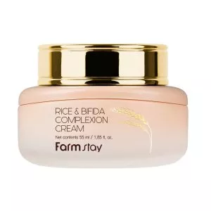 FarmStay Rice & Bifida Complexion Cream nawilżająco-odżywczy krem do twarzy z ryżem i fermentami 55ml