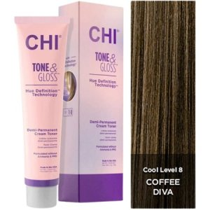 CHI Tone & Gloss, toner do włosów, Coffee Diva, 85g
