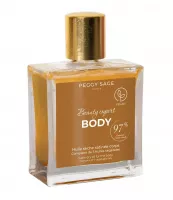 Peggy Sage Beauty Expert Body, suchy, aksamitny olejek do ciała z brokatem, kompleks 5 olejków roślinnych, 50ml