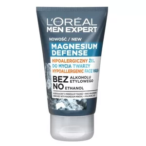 L'Oreal Paris Men Expert Magnesium Defense Hipoalergiczny żel do mycia twarzy, 100ml