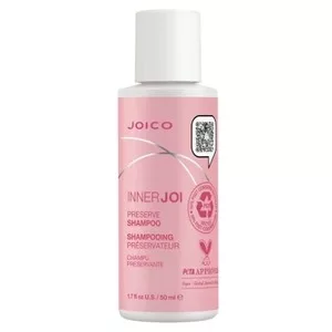 Joico InnerJoi Preserve Shampoo, szampon chroniący kolor do włosów farbowanych, 50ml