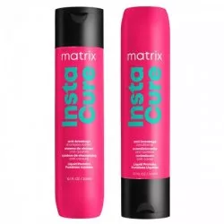 Matrix Instacure, zestaw do włosów łamliwych z proteinami, szampon + odżywka