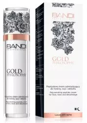 Bandi Gold Philosophy, peptydowy krem odmładzający do twarzy, szyi i dekoltu, 50ml