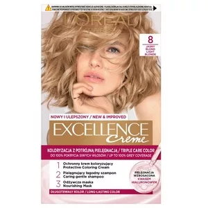 L'Oreal Paris Excellence Creme Farba do włosów 8 Jasny blond