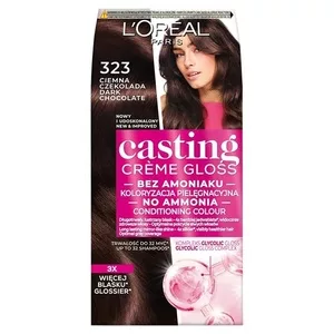 L'Oreal Paris Casting Crème Gloss Farba do włosów 323 Ciemna czekolada
