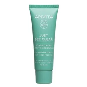 Apivita Just Bee Clear Blemish Control Mattifying Moisturizer matujący żel-krem na skórę tłustą i skłonną do trądziku 40ml