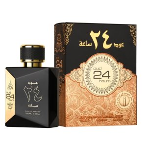Ard al Zaafaran Oud 24 Hours zestaw woda perfumowana spray 100ml + dezodorant w sprayu 50ml (U)