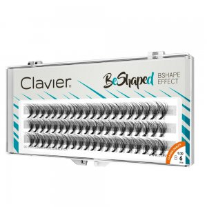 Clavier BeShaped jedwabne kępki rzęs skręt B 10D 6mm