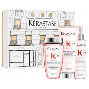 Kerastase Genesis Trio, zestaw prezentowy, kąpiel + odżywka + mleczko, 250ml + 200ml + 150ml