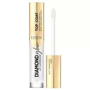 Eveline Diamond Glow Lip Luminizer, top coat do ust z kwasem hialuronowym, 4ml
