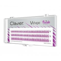 Clavier Vshape Colour Edition kępki rzęs Purple Mix