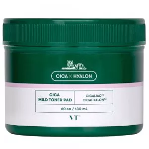 VT Cosmetics Cica Mild Toner Pad złuszczające płatki tonizujące 60szt.