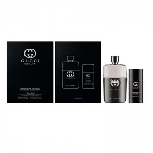 Gucci Guilty Pour Homme zestaw woda toaletowa spray 90ml + dezodorant sztyft 75ml (M)