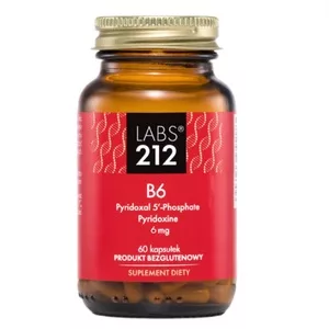 LABS212 B6 P-5-P + Pyridoxine suplement diety 60 kapsułek