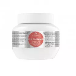 Kallos KJMN Multivitamin energetyzująca maska do włosów z ekstraktem z żeń-szenia i olejem awokado 275ml