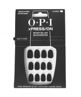OPI xPRESS/ON, zestaw sztucznych paznokci, czarno-fioletowe