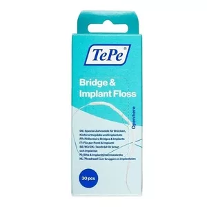 TePe Bridge & Implant Floss nić dentystyczna do mostów i implantów 30szt