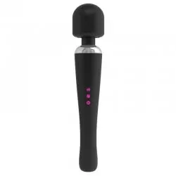 Marc Dorcel Megawand masażer z silikonową wibrującą główką Black