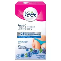 Veet Veet plastry wosk do depilacji bikini miejsca intymne skóra wrażliwa 16szt
