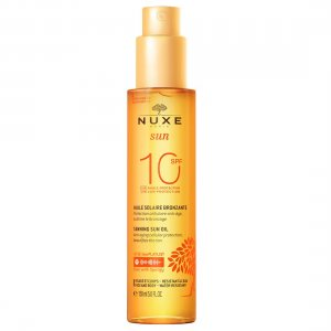 Nuxe Sun brązujący olejek do opalania twarzy i ciała SPF10 150ml
