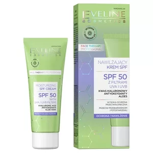 Eveline Face Therapy, nawilżający krem SPF50, 30ml - data ważności (1.06.2026)